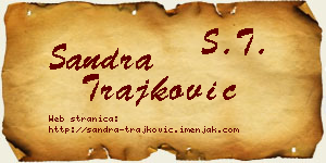 Sandra Trajković vizit kartica